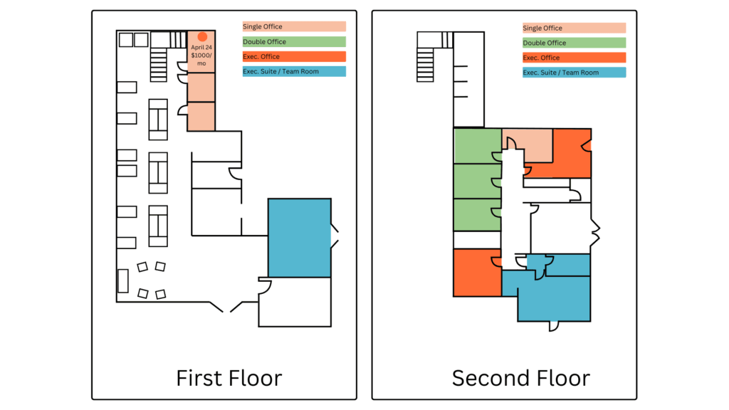 OfficeWerks - Private Office Map - Office 1